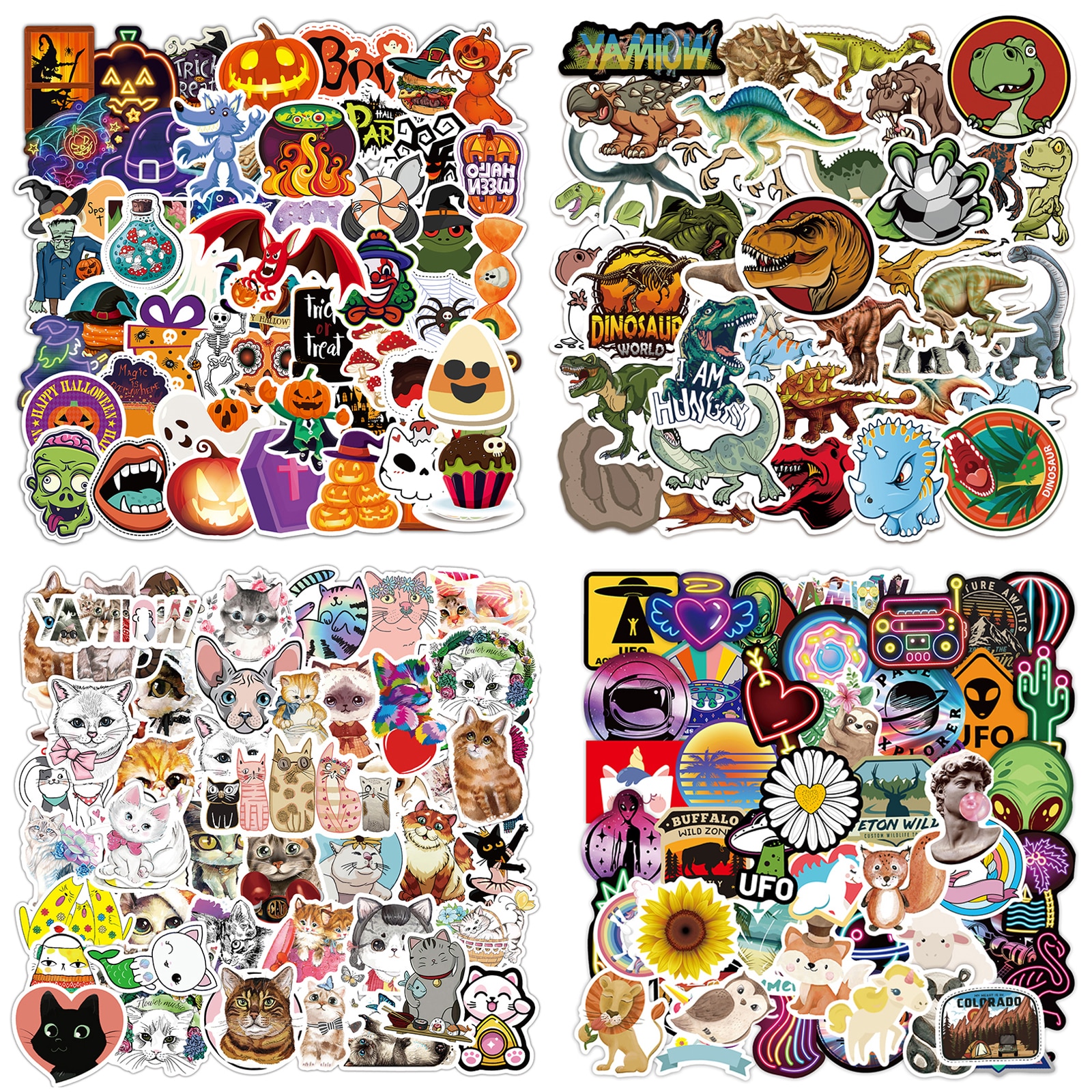 Easter Day Stickers Cartoon Anime Sticker Festival Pack for Laptop Bicycle Motorcycle Guitar Skateboard Decals Kids Toy Decal