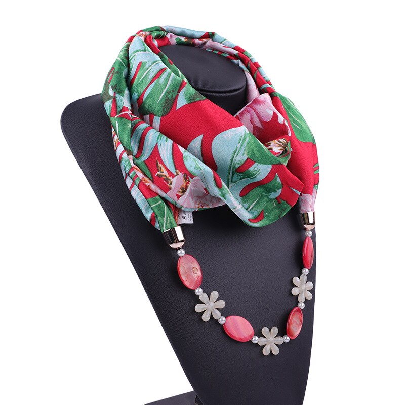 Collier Foulard bohème styel | Pendentif, collier écharpe pour femmes, style bohème, Foulard, accessoires Hijab magasins,: 10