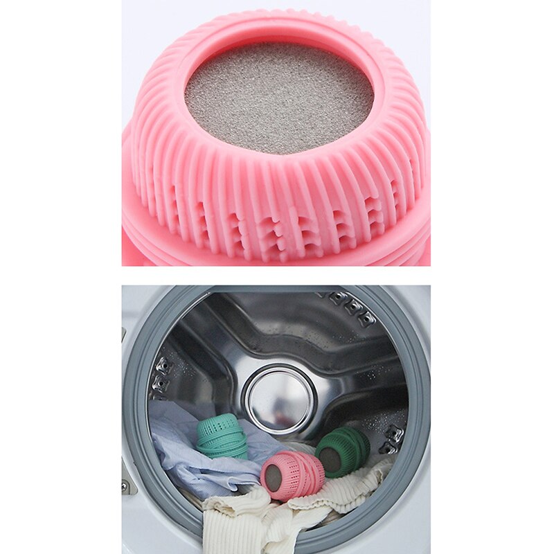 Sfera per bucato riutilizzabile magica vestiti anti-avvolgimento per la pulizia della casa lavatrice palline per la pulizia dell'ammorbidente