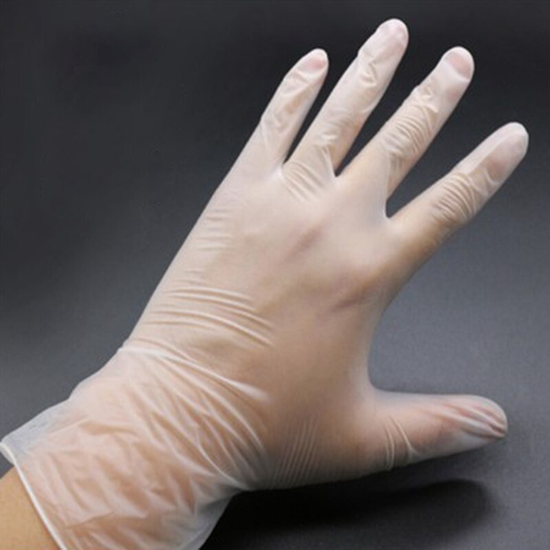 Caja de 20 unidades de guantes desechables, guantes finos transparentes multifunción, resistentes al agua, protectores infantiles para el hogar