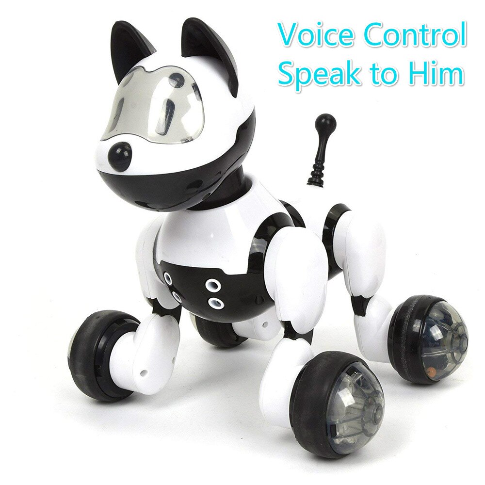 Voice Control Dog and Cat Smart Robot Electronic Pet Interactive Program Dancing Walk Robotic Animal Toy For Children&#39;s