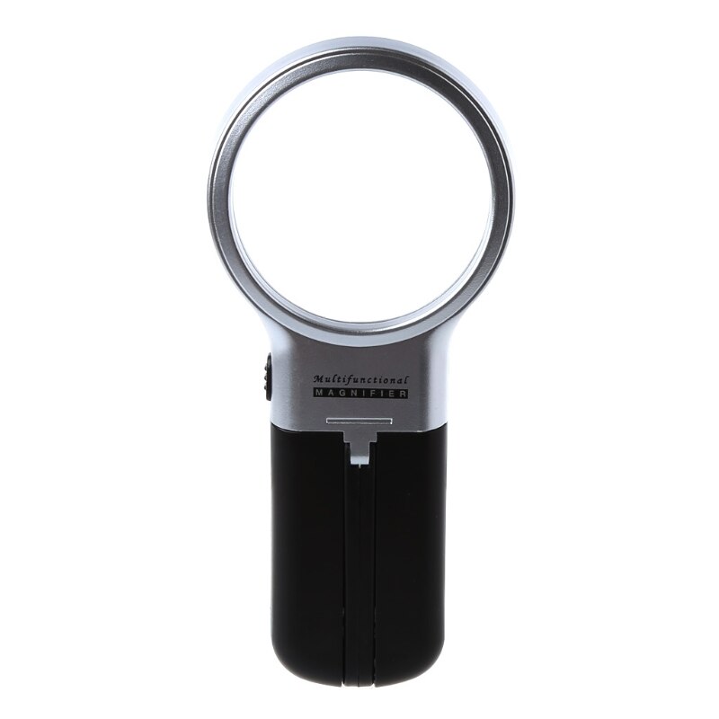 3X Desktop Handheld Lezen Vergrootglas Vergrootglas Lens Met Led-verlichting