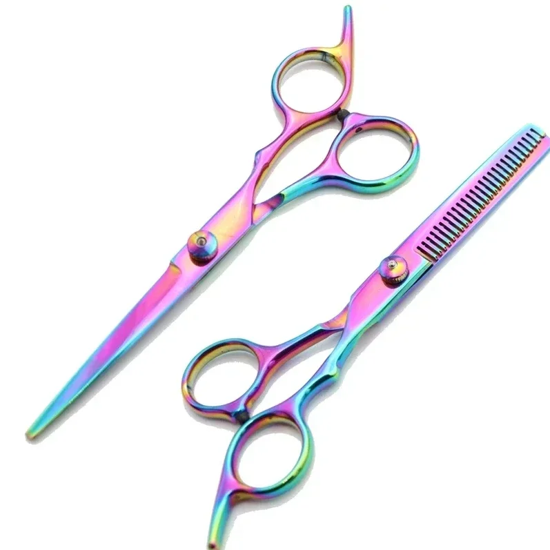 Frisørsaks barbertilbehør hårudtynding metalsaks tandsaks stylingværktøj klippesaks: Elfenben