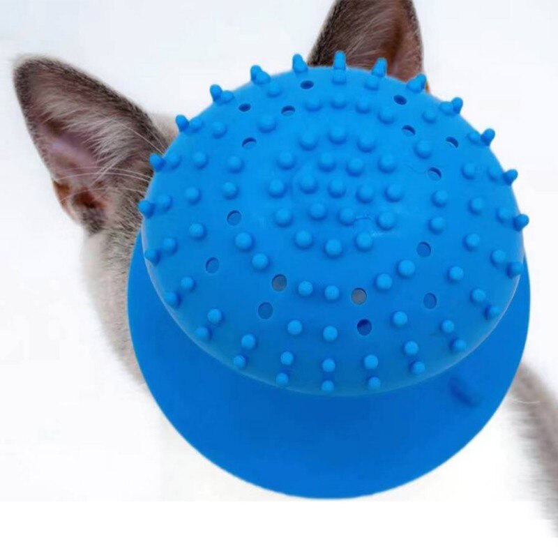 Kat Sucker Jeuk Borstel Huisdier Gezicht Massage Kam Ontharing Losse Haar Zelf Grooming Borstel Huisdier Kat Hond Schoonmaakproducten
