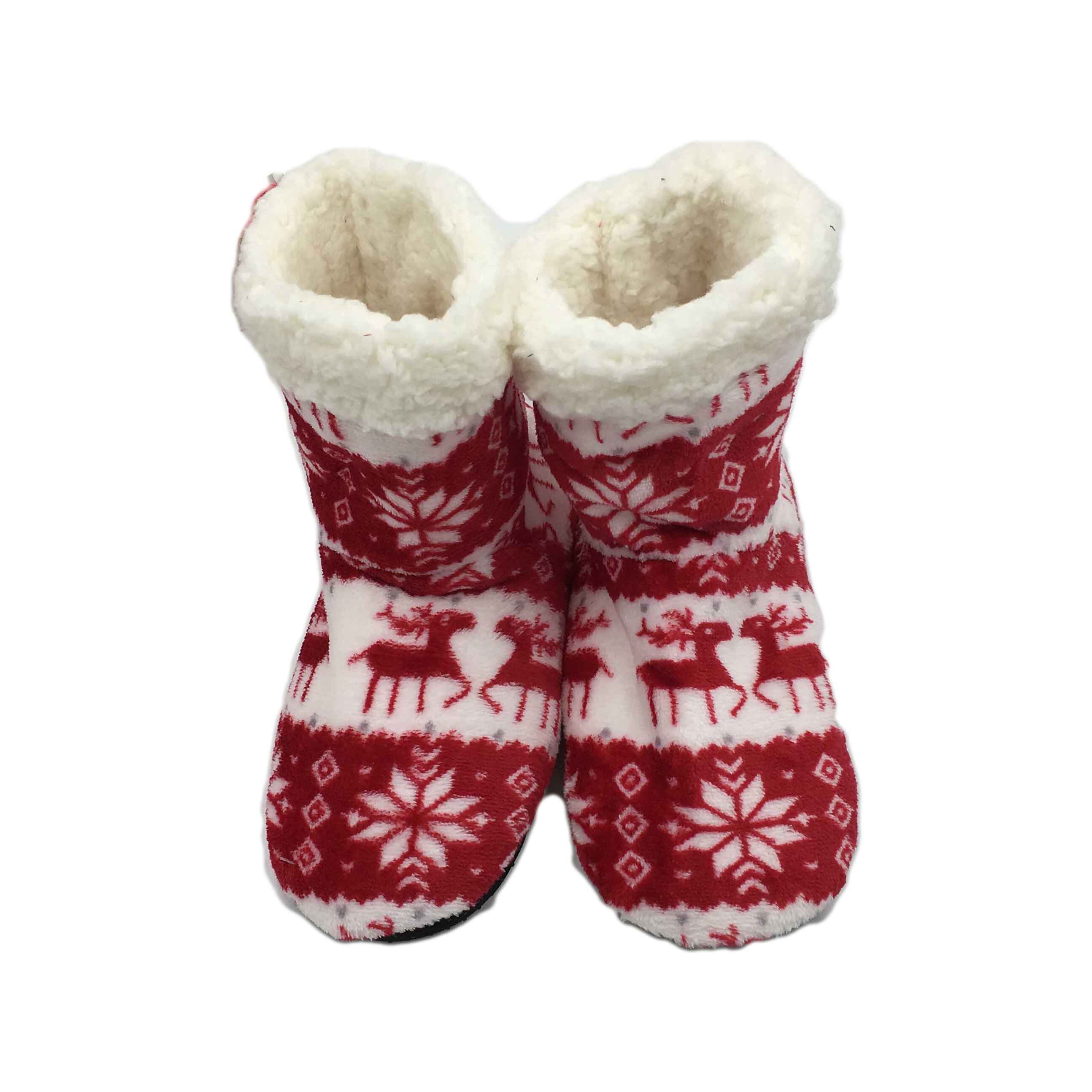 Crianças de pelúcia botas quentes meninas indoor não deslizamento piso sapatos sólidos botas de tornozelo quente para crianças