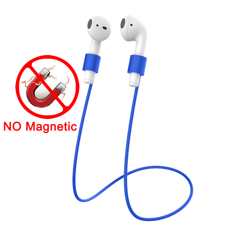 Anti-Verlust-Ohrhörer-Gurt für Airpods Pro 1 2 3, Ohrhörer, Kopfhörer-Halter, Seil, Kabel, Headset, Silikon, Sport-Nacken-Schnur für FreeBuds: Licht Grau
