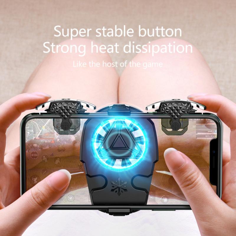 Support de contrôleur de jeu pour téléphone portable, Joystick, système de refroidissement, ventilateur silencieux, radiateur, dissipateur de chaleur