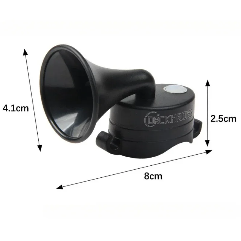 Clacson elettronico per bicicletta Clacson per bici elettrica 120dB Suono di avvertimento forte USB ricaricabile IPX4 Campanello per mountain bike da strada per scooter impermeabile