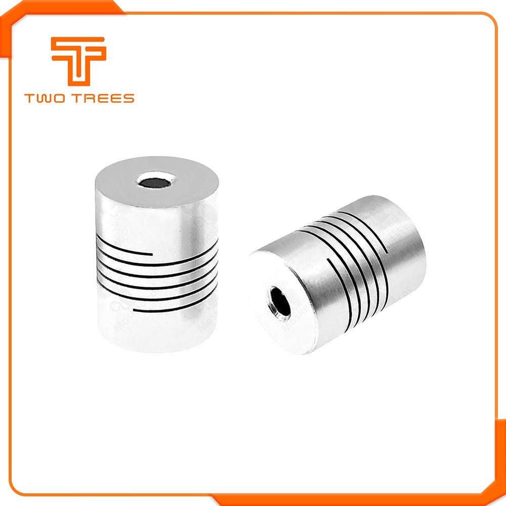 Cnc Motor Jaw Shaft Coupler 5Mm Tot 8Mm Flexibele Koppeling Od 19X25Mm Voor CR10 Ender-3 Ender 3 Pro