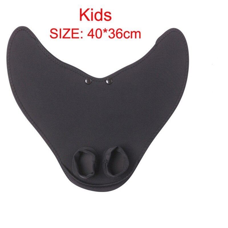Kinderzwemvliezen kinderen monovin zeemeermin flippers duiken scuba zwemvliezen voet flippers monovin watersport trainingsschoenen  ws003: Kinderen zwart  b05