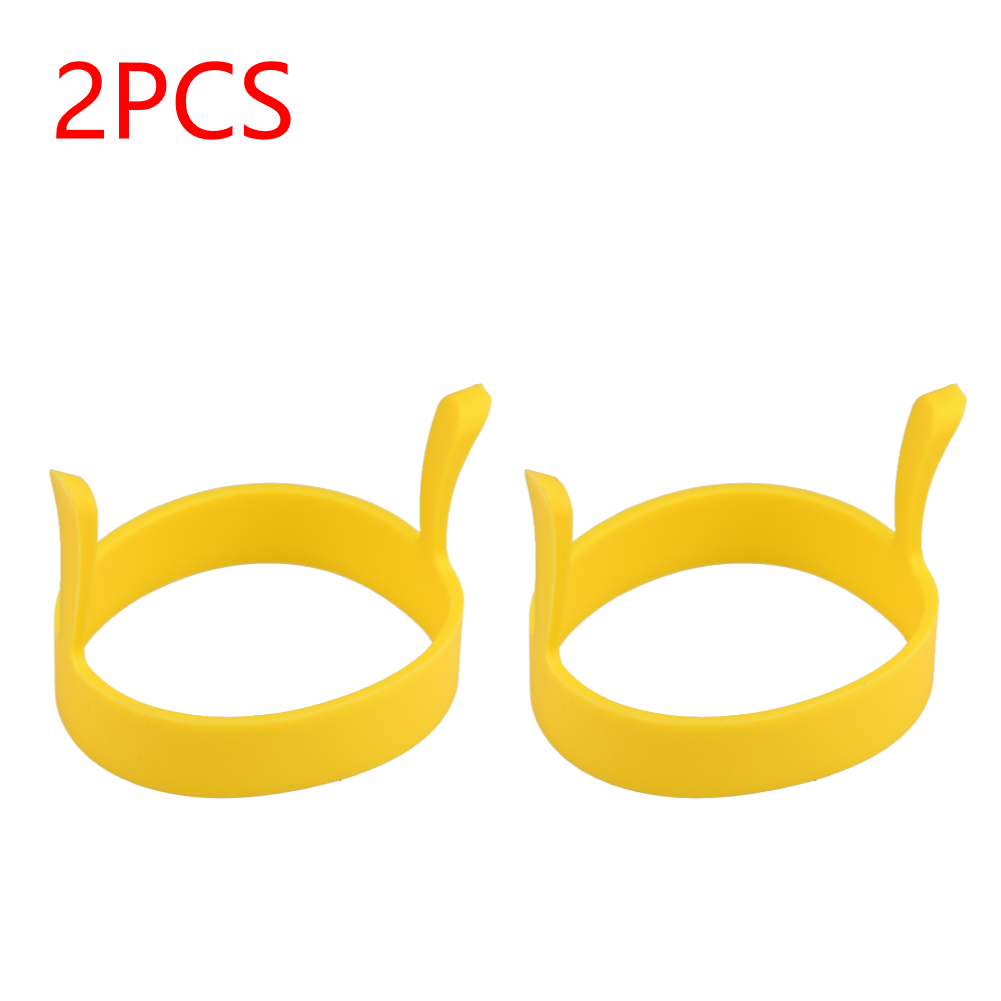 Silicone Ring Fried Egg Mold Nonstick Pancake Ring Molds Omelette Fried Egg Mold Cooking Frying Egg Mould Kitchen Cooking Gadget: transparent