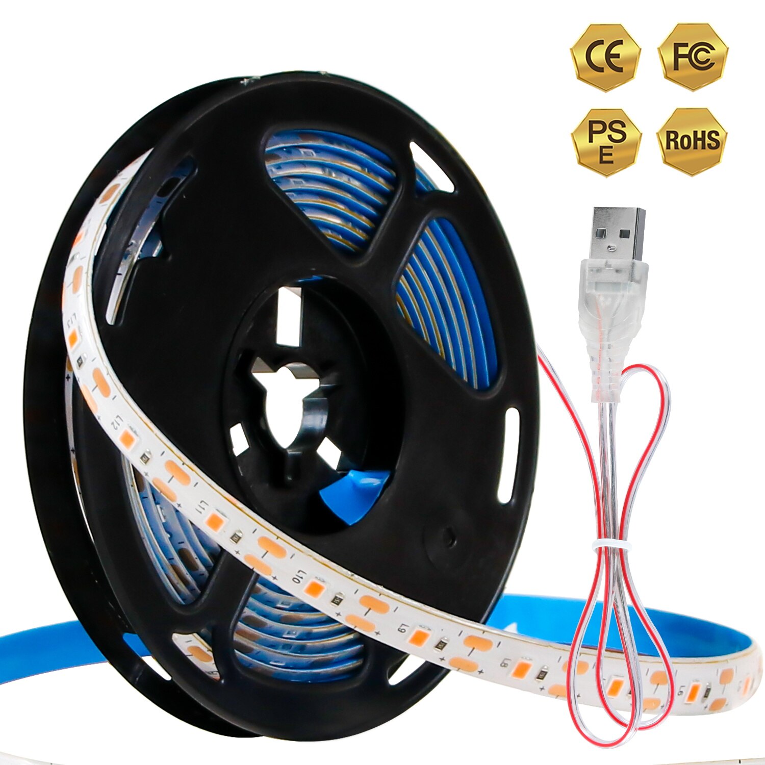Usb vokse stripe lys 60 leds/m full spekter phytolamp 0.5m 1m 2m 3m 5v phyto teip til veksthus hydroponiske planter dyrking