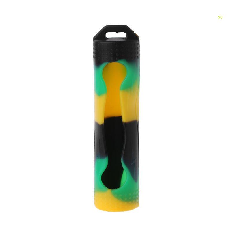 Housse protection en Silicone pour batterie 18650, protection, pochette pour batterie, directe: BLEU CIEL