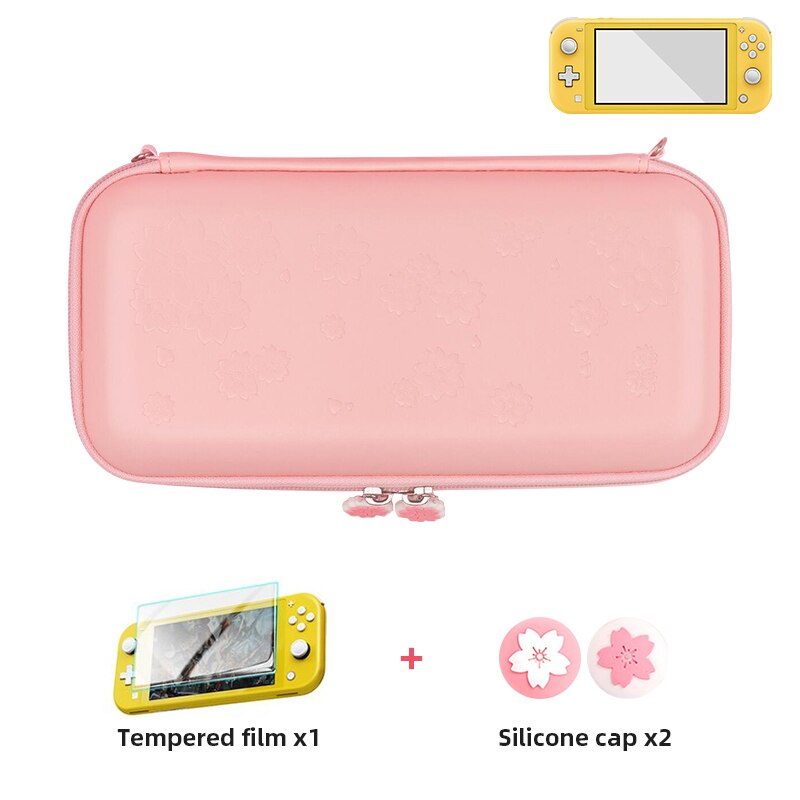 DATA FROG Cute Cat Paw Bag For Compatible-Nintendo Switch Console Hard Portable Travel Carrying Case For Switch Lite Accessories: For NS lite 09