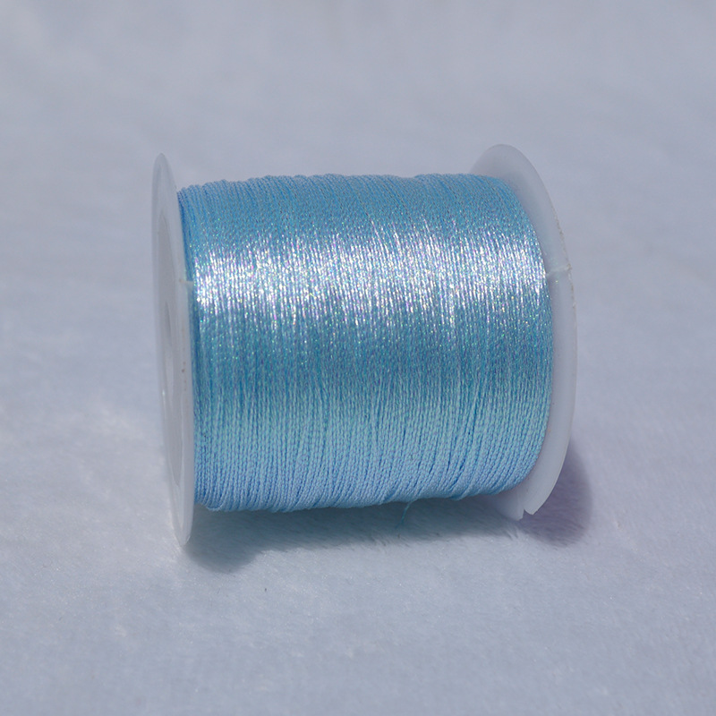 100M/Rol 3 Strengen Kleurrijk Goud Zilver Draad Gevlochten Touw Draad Borduurwerk Haak Kraal String Diy Armband Ketting