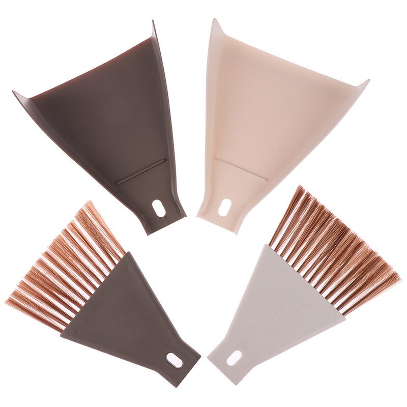 Mini Desktop Broom and Dustpan Set and Brush Cleaning Tool Household Dust Pan