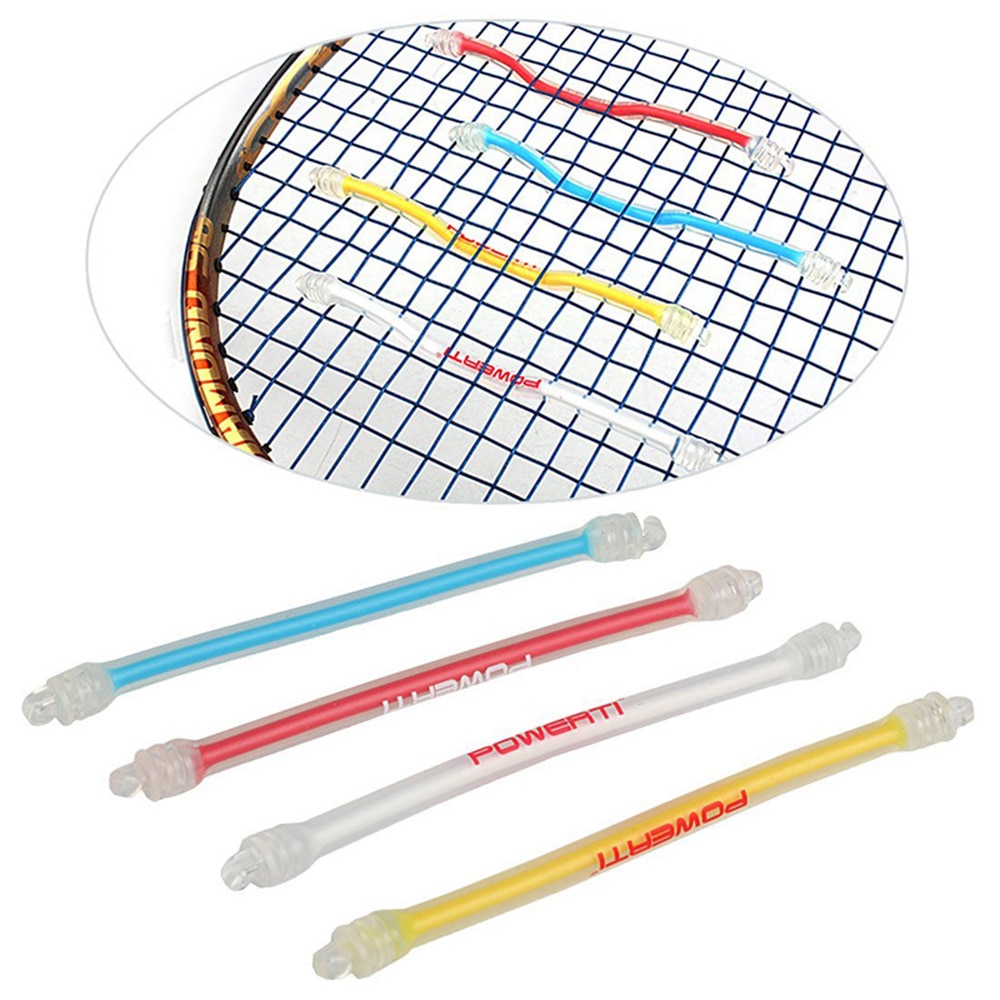 Silicone Tennis Racquet Vibration Absorbing Damper Shock Reducing Tennis Racket Damper Anti-slip Strip Sports Tennis Accessories