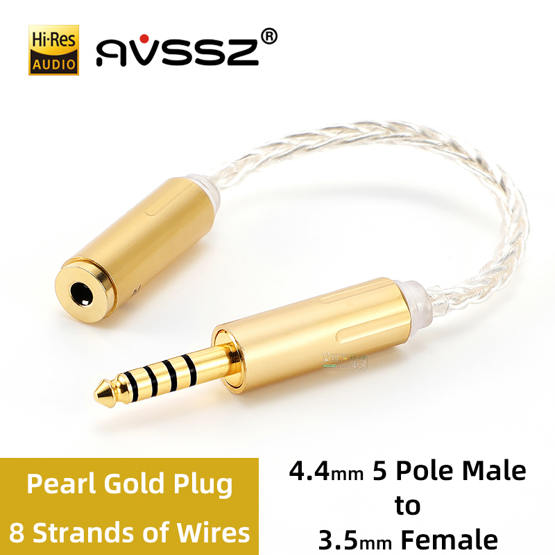 Cable de Audio para auriculares de soldadura Manual para jack XLR 3,5mm 4,4mm 6,35mm 2,5mm macho hembra con adaptador de auriculares de Cable plateado: Marfíl