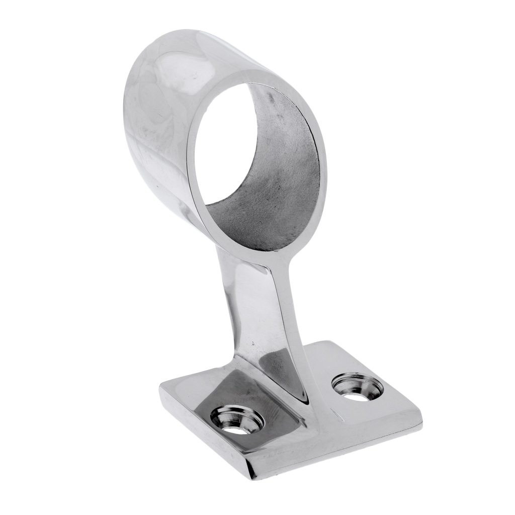 Boat Handrail Fitting Center Stanchion Marine Grade 316 Stainless Steel Corrosion Resistant Durable: 22mm 