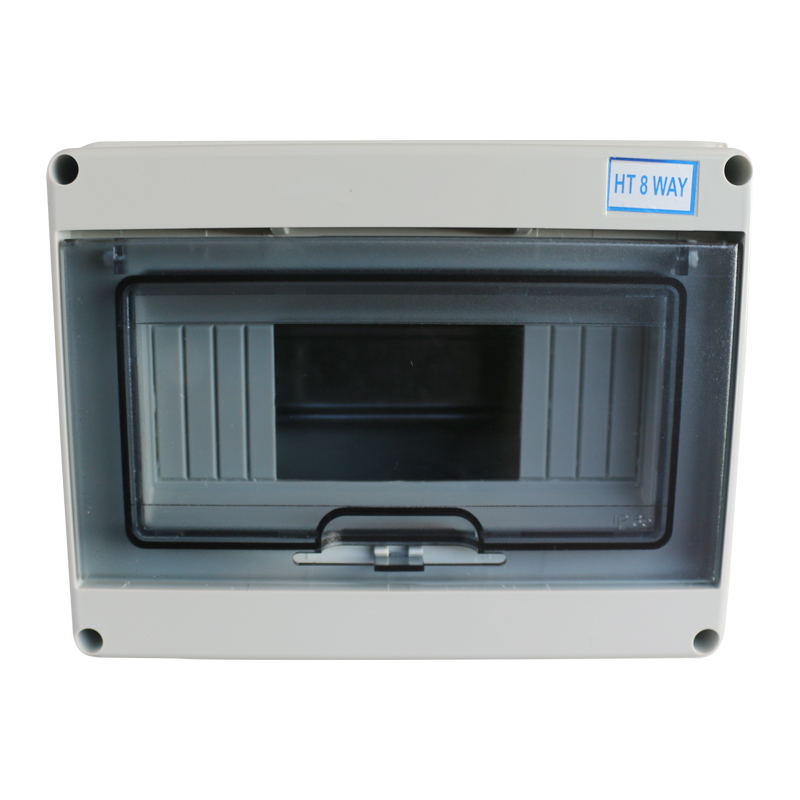 Plastic Surface Electric Equipment 12 Ways MCB Power Distributing Box--HT Series: HT-8P 195x150x70