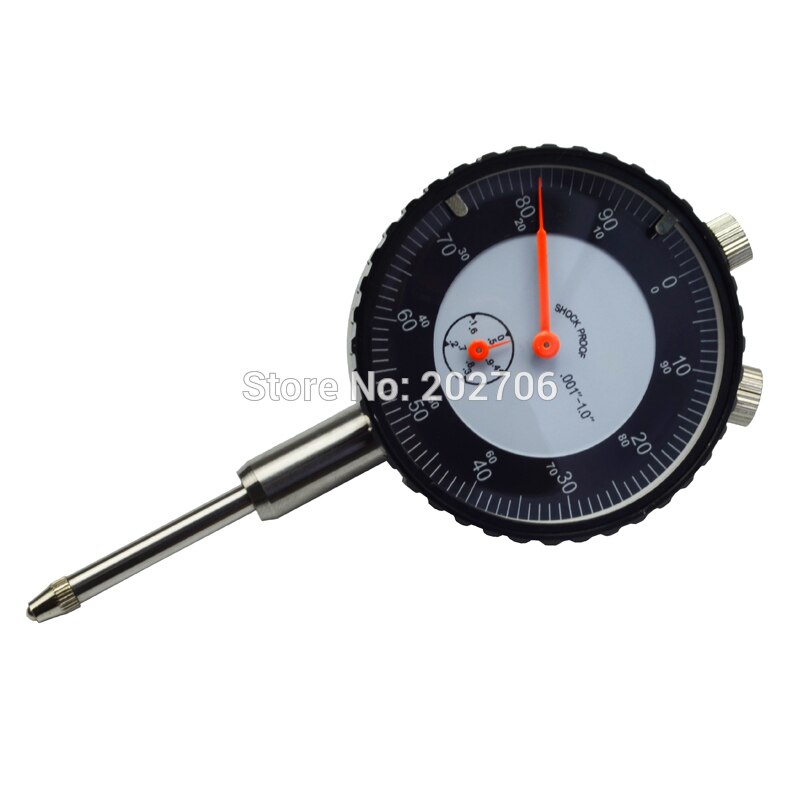 Shock proof 1 inch indicator 0.001 "inch dial indicator