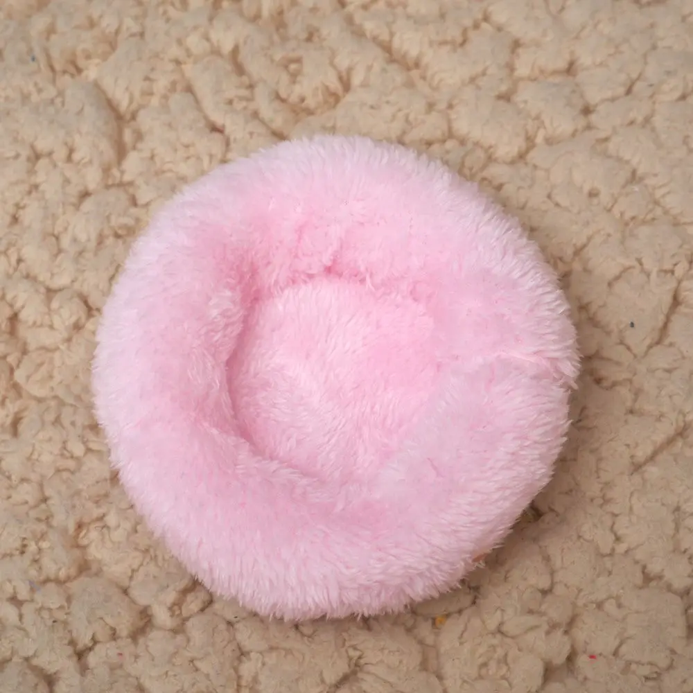 Slapende Hamster Slaapbed Hond Zachte Fleece Cavia Bed Winter Huisdier Benodigdheden Kleine Dieren Kooi Mat: S / Marineblauw