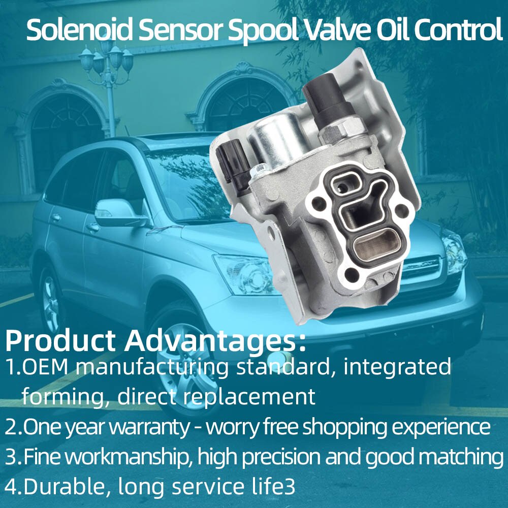 Car VTEC Solenoid Spool Valve for Honda Civic Accord CR-V Element 01-11 15810-RAA-A03 15810RAAA03 15810RAAA02 15810-RAA-A02