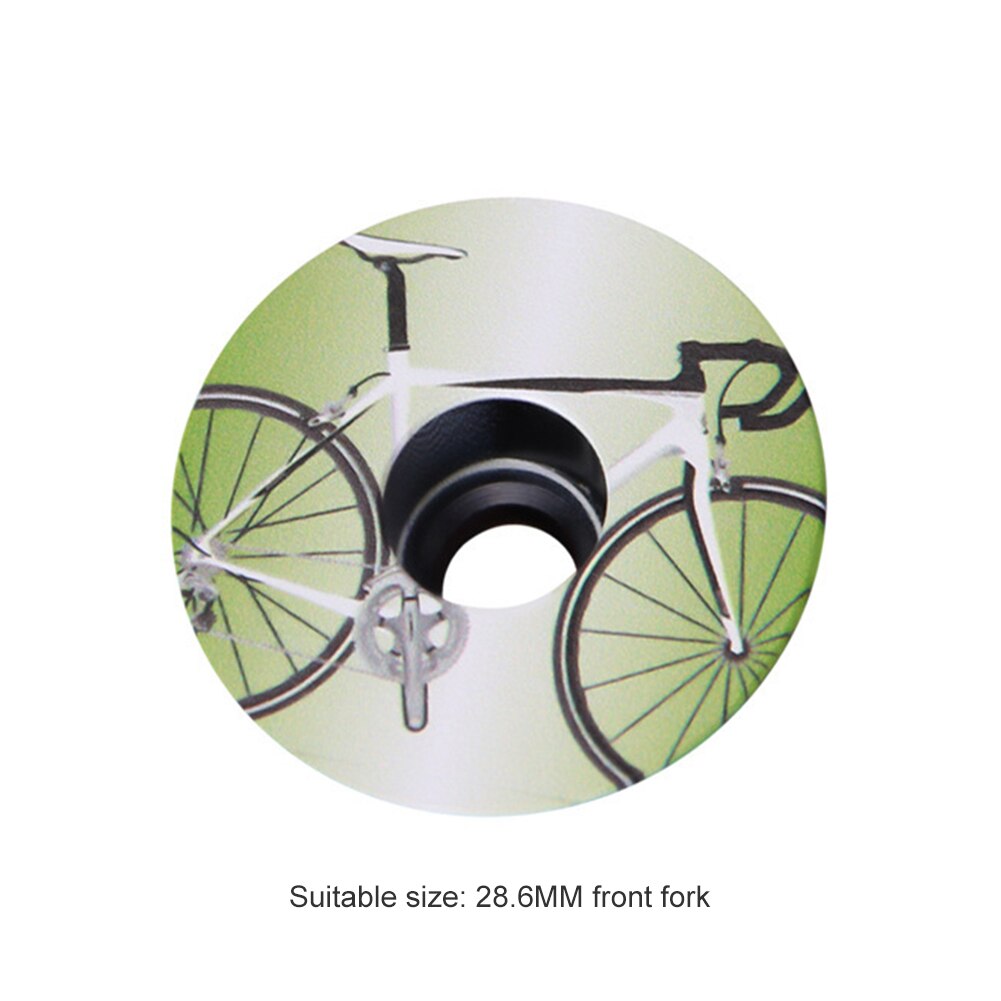 Bicycle Headset Top Cap Threadless Stem Cover Road MTB Bike Stem Accessories Headset Top Cap Cover for 28.6mm Fork Tube: B