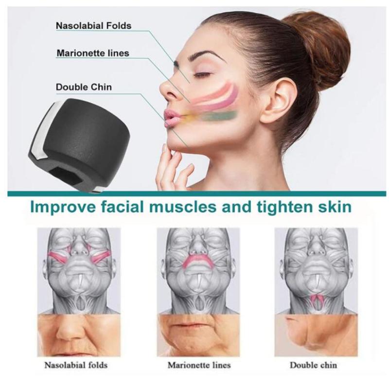 Gezicht Fitness Bal Facial Toner Exerciser Ball Hals Krimpen Dubbele Kinnen Toning Facial Spier Training Apparaat Silicagel