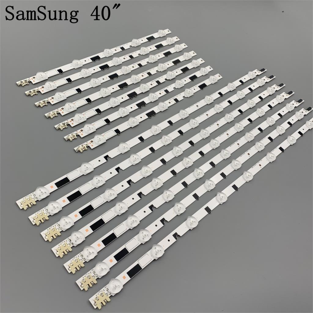 14 pièces (7R + 7L)/set UA40F5000ARXXR UA40F6300AJXXR LED bande pour SAMSUNG 2013SVS40F L8 L5 D2GE-400SCA-R3 D2GE-400SCB-R3 100%