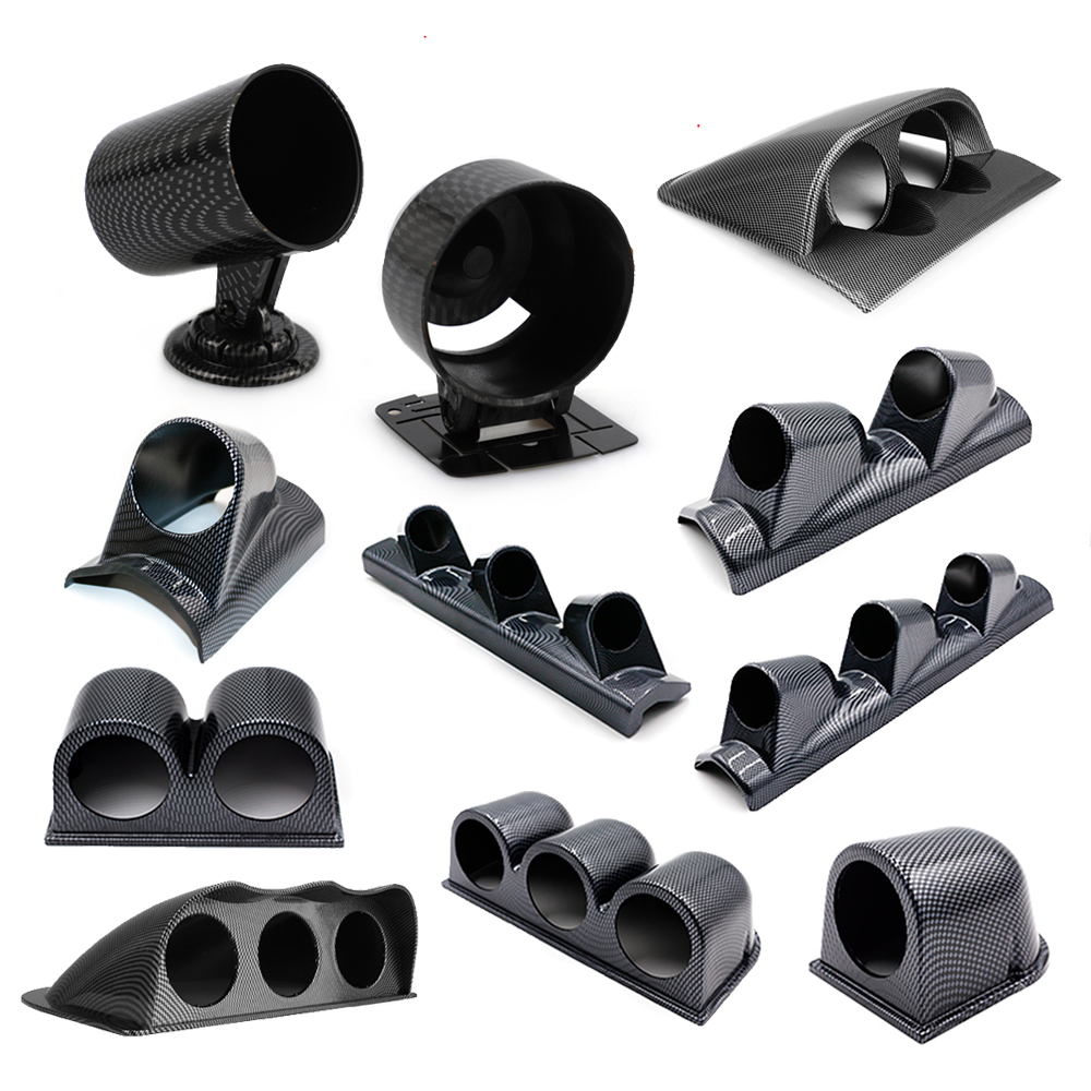 2INCH 2.5INCH Car Gauge Pod Universal Carbon Single Double Triple Meters Holder for Left Right Drive Car for 52mm 60mm Gauges