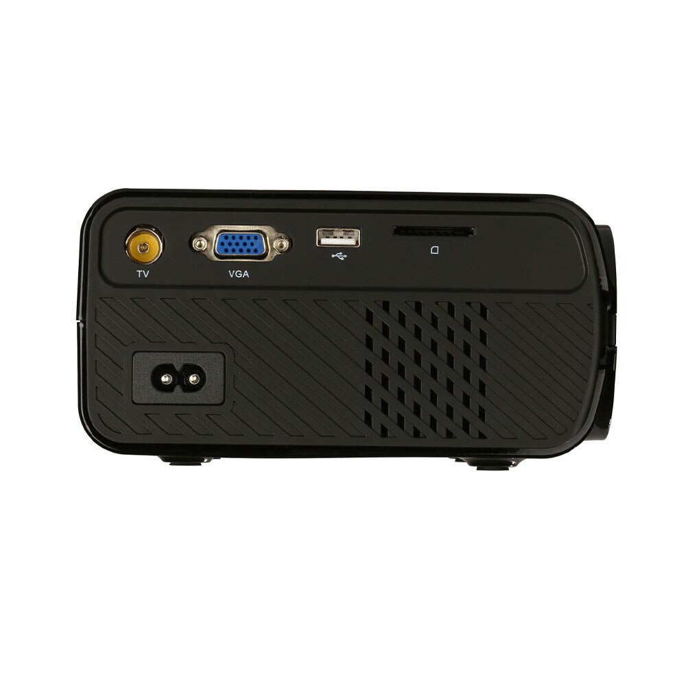 Uhappy U45 HD 1080P LED Projector Manual Focus Movie Business 3000 Lumens AV VGA USB SD HDMI Interface High Definition Video