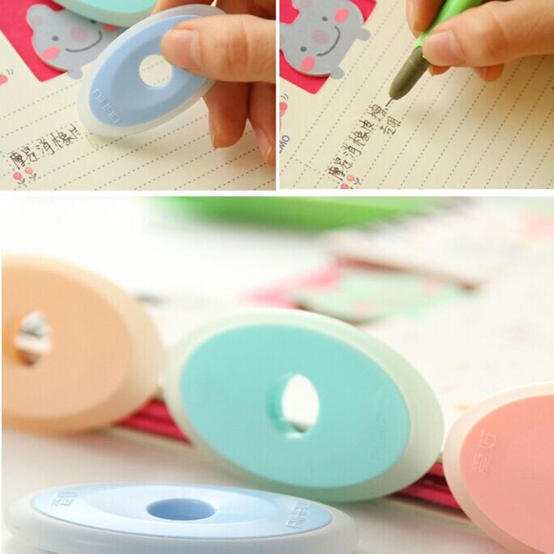 4pc/lot Students Office Korea Stationery Aihao Eraserable Friction Easy Pen Eraser Special Friction Mosuca GelPen Clean