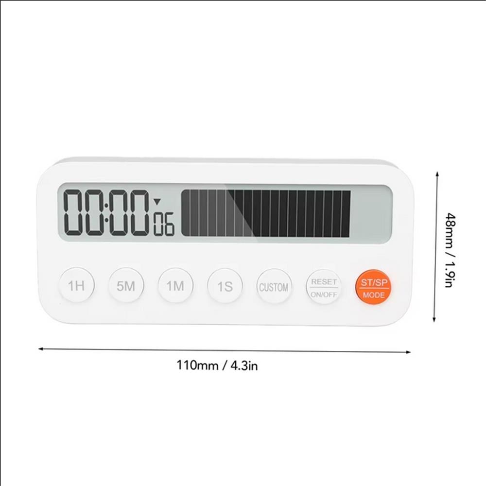 Temporizador de cocina, reloj con temporizador magnético con accesorios de cocina, suministros prácticos para cocinar en casa, herramientas de cocina para alimentos, aula de acampada