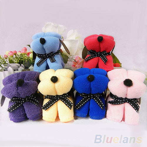 12pcs Hond Cake Vorm Handdoek Katoen Washandje Huwelijksgeschenken Aanwezig: Default Title