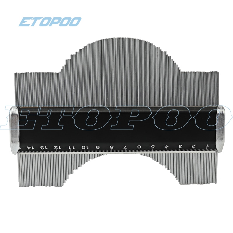 Updated 150mm/6 inch Metal Profile Contour Gauge Duplicator Marking Gauge For Deep Decorating Template Copying General Tools