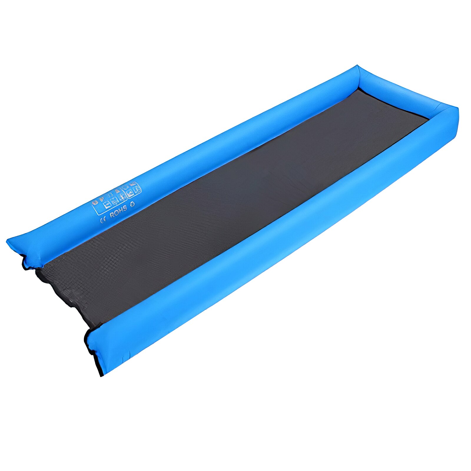 Outdoor Water Mattress Portable Inflatable Floating Lounge Float Water Hammock Swimming Pool Bed Floating Bed Sofa Light Weight: Blue