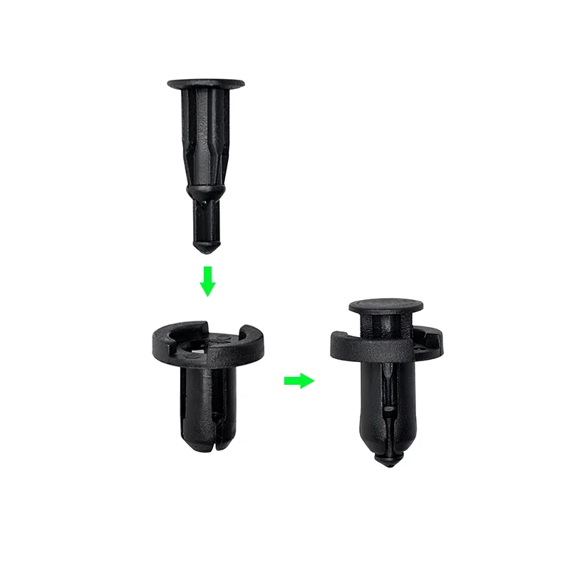 Remache de plástico automotriz Universal de 10mm para Honda, sujetador de parachoques 91503-SZ3-003, cubierta de Clip de sujeción de hebilla de coche, 10/20 piezas