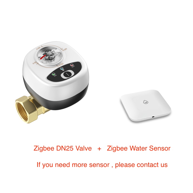 Inteligentny kontroler zaworu Zigbee eWelink DN15/DN20/DN25 zawór kulowy pilot aplikacji sterowanie IP65 wodoodporny zawór wodny współpracuje z Alexa: Bundle6