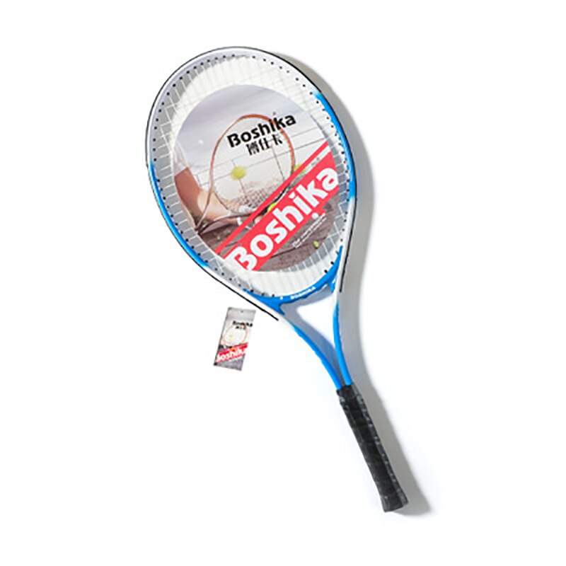 1Pc Tennisracket Training Tiener Aluminium Racket Ultra Lichte Training Volwassenen Training Sport Apparatuur: blue