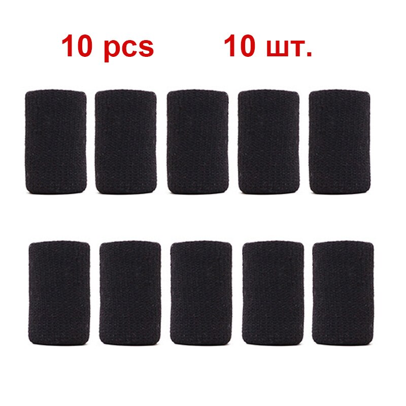 COYOCO Brand Finger Guard Volleyball Protect 10 Pcs Elastic Basketball Soccer Volleyball Finger Sports Protection Tools Blue: Black