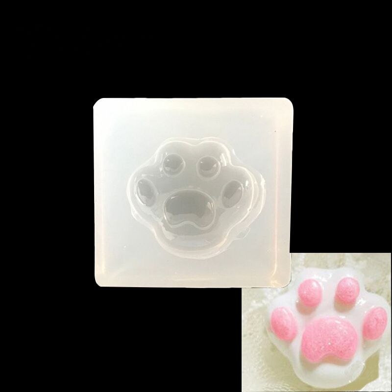 UV Gioielli In Resina di Silicone Liquido Muffa Orso Zampa A Forma di Animale Del Silicone Zampa Stampi In Resina Per FAI DA TE Ciondolo Pendenti e Ciondoli Fabbricazione Dei Monili