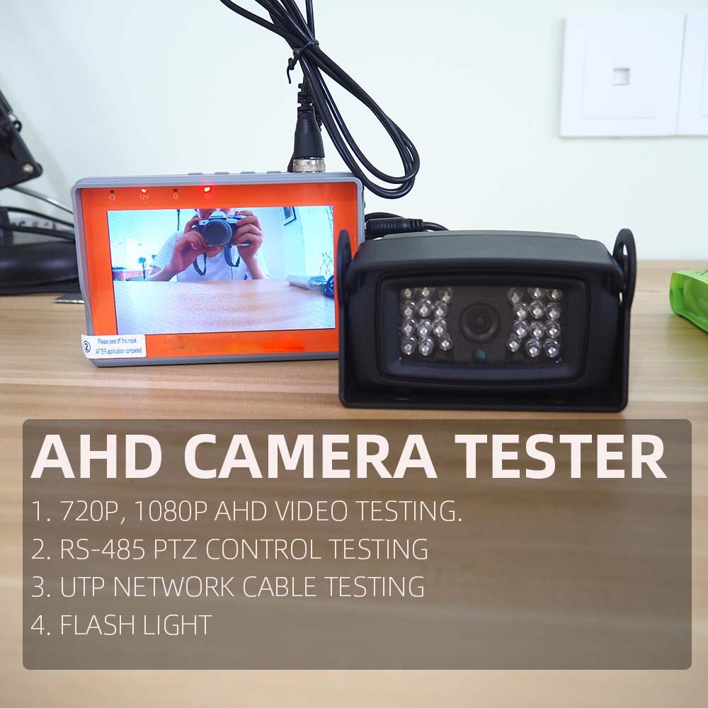 IV7A 4.3 Inch HD AHD CCTV Tester Monitor AHD 8MP Analog Camera Testing