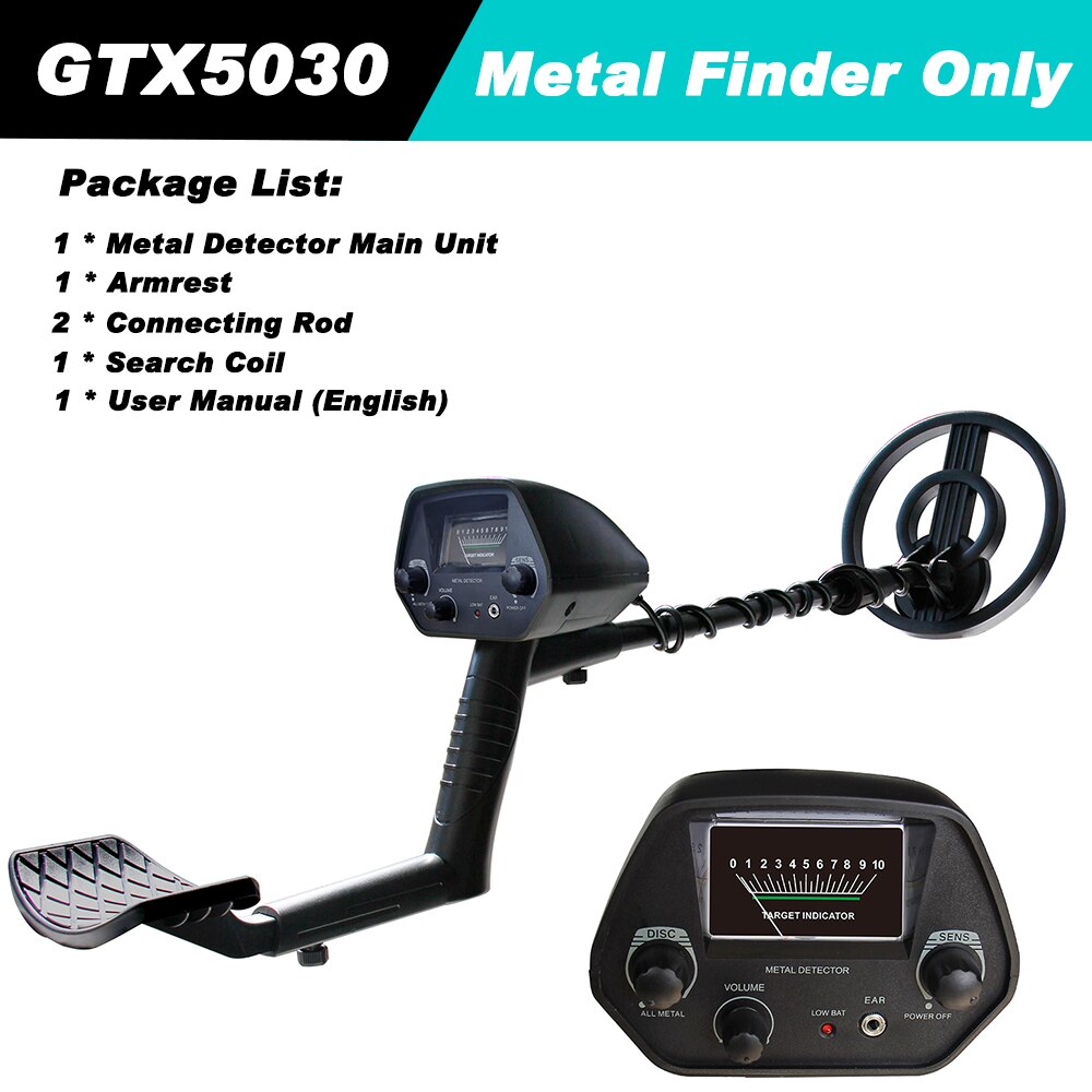 Underground metal detector gold detector gold prospector beginner portable metal detector with headset + engineer shovel: Black1 SetA
