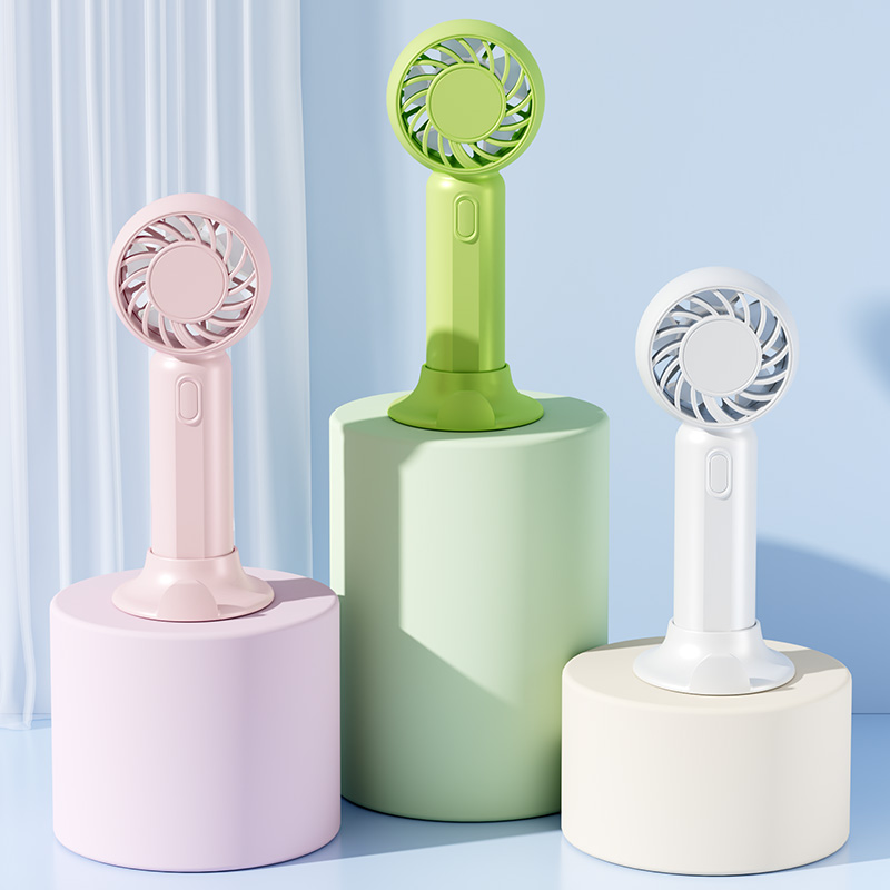 Handheld kleine ventilator, draagbare USB-ventilator, oplaadbare ventilator met ultralange levensduur, desktopventilator