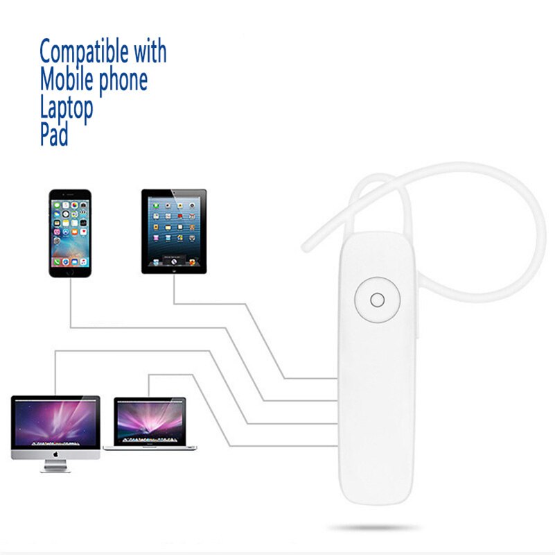 Auriculares estéreo M165, inalámbricos por Bluetooth, auriculares manos libres con micrófono para todos los teléfonos inteligentes Xiaomi y Android