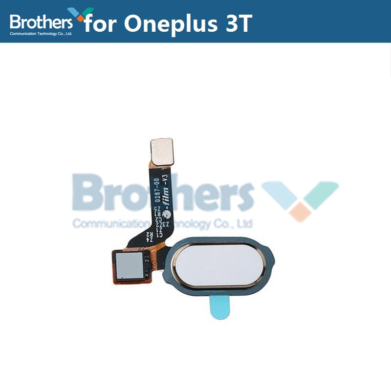 Voor Oneplus 2 3 3 5 5T Vingerafdruk Flex Kabel 1 + 3 3 3T voor Oneplus 5 5T Home Button Sensor Scanner Flex Kabel Telefoon Vervangende: White for Oneplus 3T