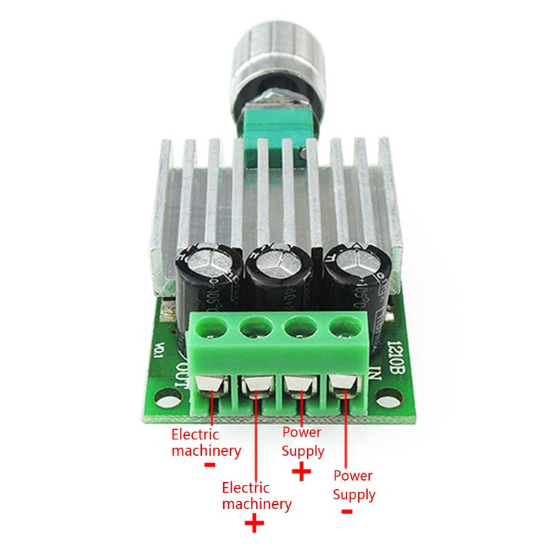 12V 24V 10A PWM DC Motor Speed Controller Adjustable Speed Regulator Dimmer Control Switch for Fan Motors LED Light