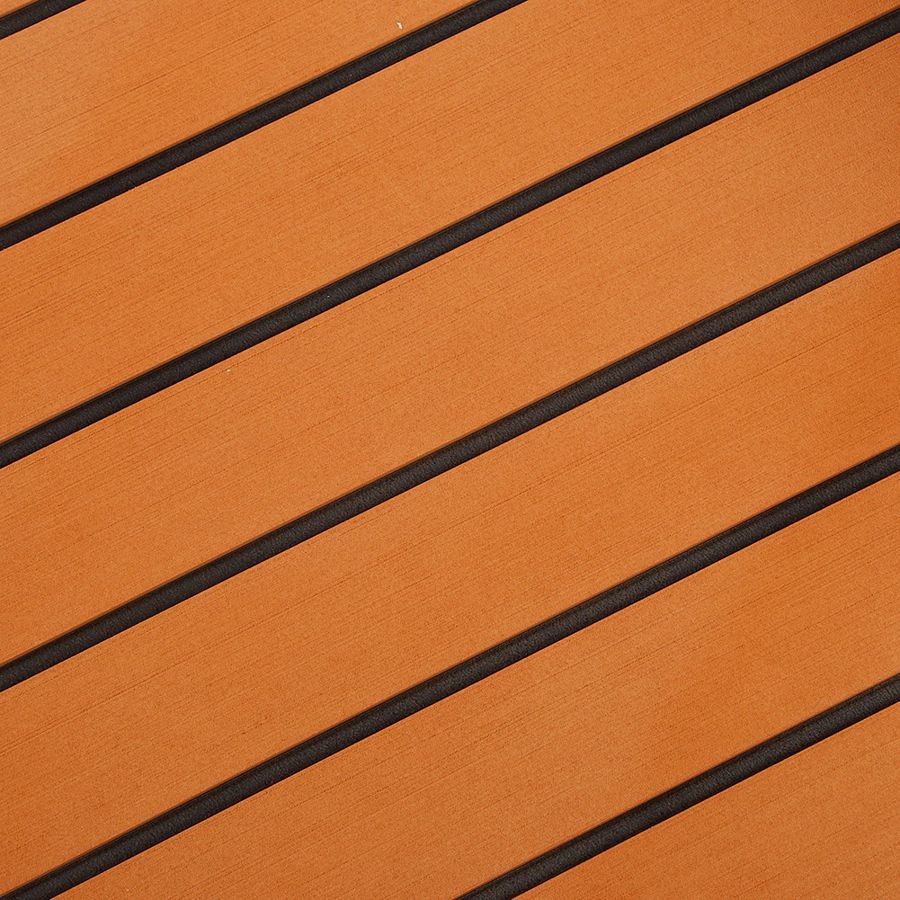 Adhesive EVA Foam Boat Flooring Mat Non-Slip Brown Marine Yacht Decking Pad 240x45x0.6cm Marine Boat Accessories