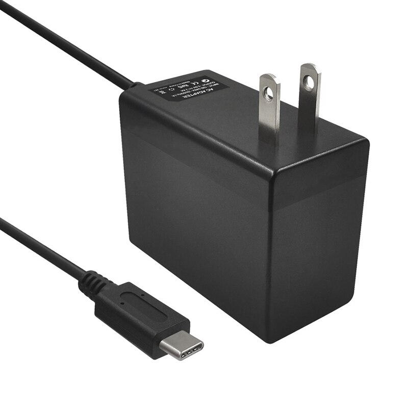 Caricabatterie adattatore ca spina ue e usa per nintendo interruttore NS consolle di gioco carica ricarica alimentatore USB tipo C.